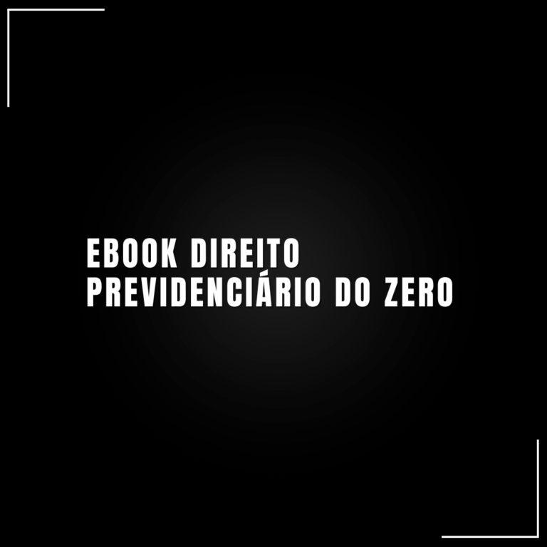 EBOOK Direito Previdenciário do Zero