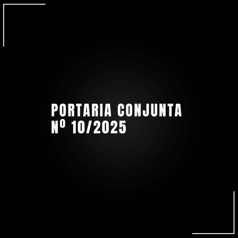 Portaria Conjunta nº 10/2025